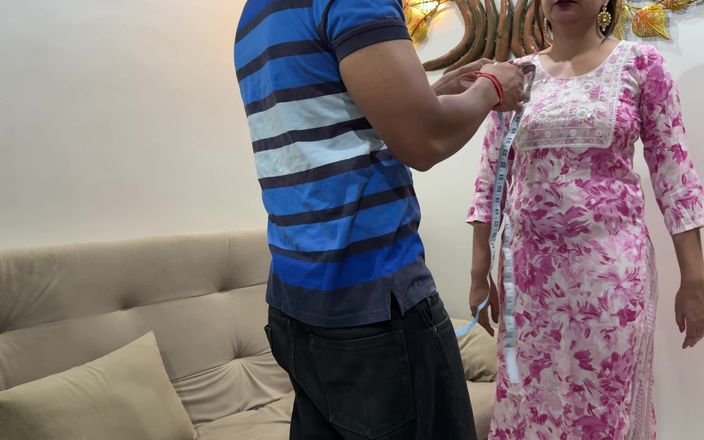 Hornycouple149: Sex indian bhabhi sexy cu Tailor Master (audio hindi)