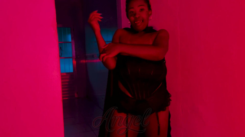 Angel Big B: Chubby Busty Vampire Will Seduce You and Suck You [halloween]