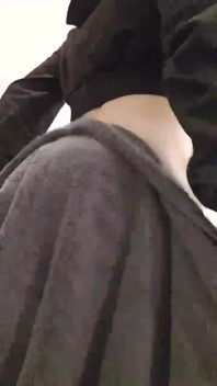 Cute Bubble Butt Femboy Showing His Big Ass