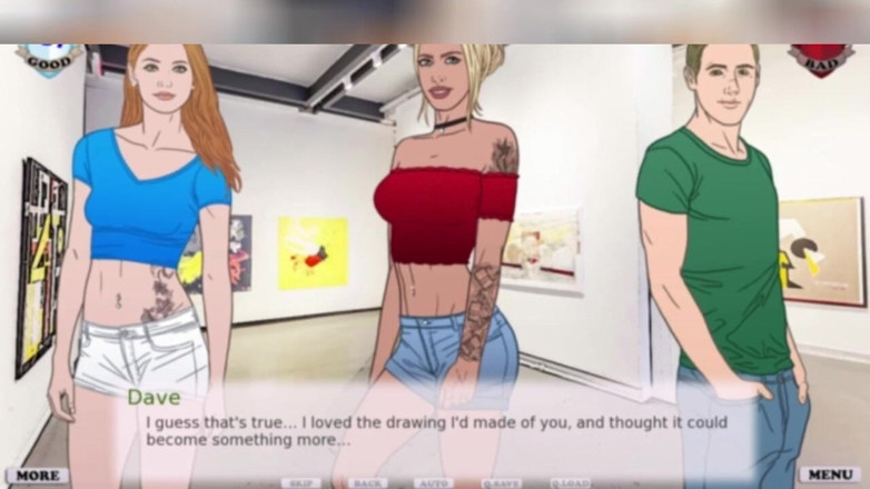 3DXXXTEEN2 Cartoon: Masturbation and clit play. 3D porn cartoon sex