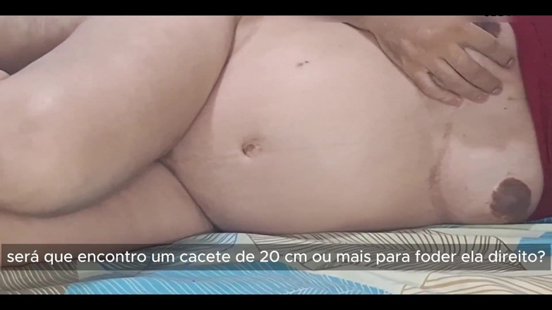 Bruna Silva Hotwife: Married Housewife Enjoys Riding Her Cuckold and Is Interrupted When...