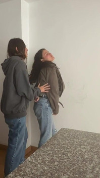 A Lesbian Dominates Me Before I Go to Work