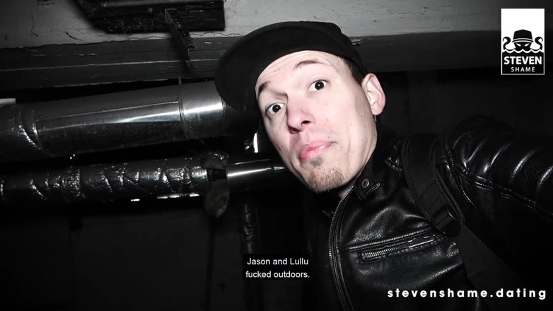 Steven Shame: Lullu Gun fucked and cum-fed outdoors!