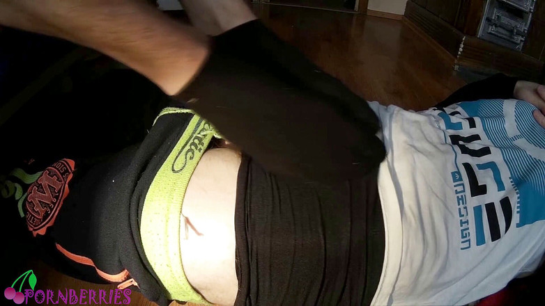 Ethan Alex: 흑인 쪼이는 발목 양말을 신은 트윈크 풋잡