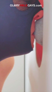 Gloryhole Teacher Trains Me How to Swallow