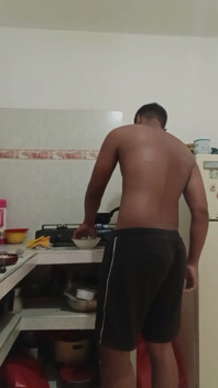 Big Dick Gets Horny When He Cooks
