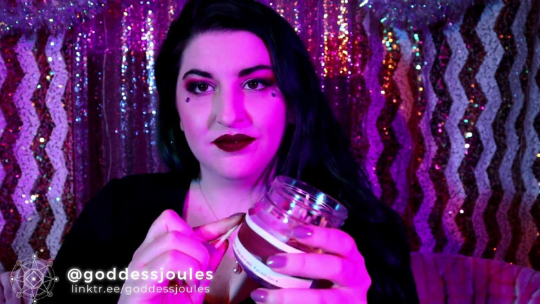goddessjoules: 매칭 조명 Asmr 및 네일 태핑 및 Mor