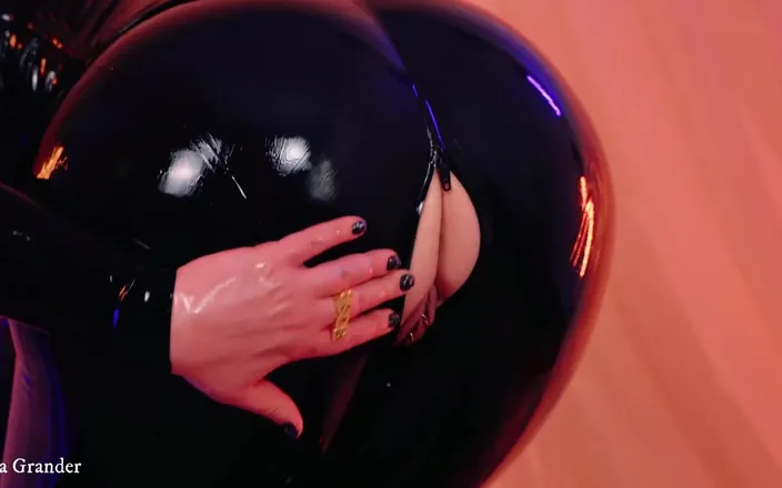 Arya Grander: Latex Rubber Catsuit Compilation Video by MILF Fetish Model Arya...