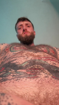 Tattooed Dom Worship Cumshot POV