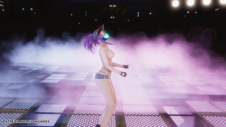 3D-Hentai Games: Aespa - armageddon - striptis seksi akali