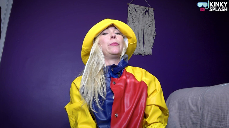 UKCuteGirl Lucy Lauren: Stepmommy Dresses You in Rainwear &amp; Waders - Handcuffed Hands &amp; No Touching