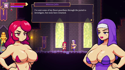 LewdArcade: Scarlet Maiden Side Scroller Hra [část 01] Mini sexuální hra [18+] porno hra...