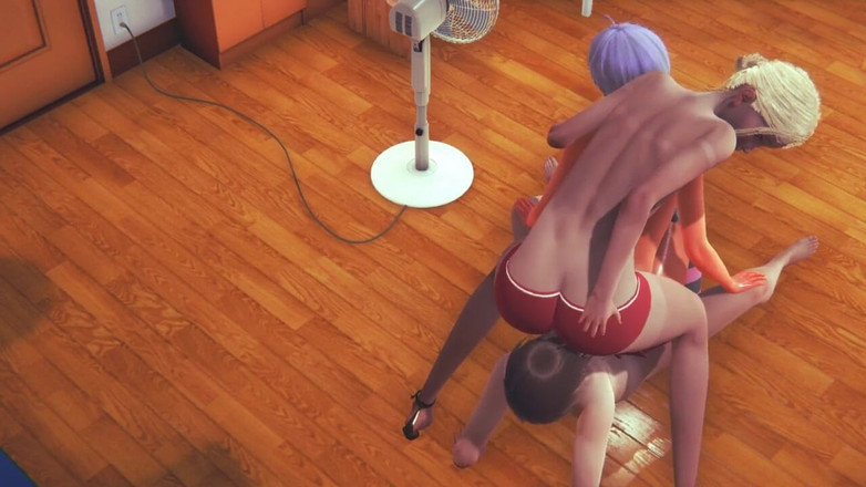 Yaoitube: Yaoi femboy - alu lagi asik ngocok kontol dan seks threesome