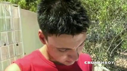 Slut twink used bareback by XXL cock: Exhib outdoot wiht tow twinks fcking bareback