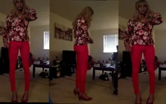 Red Pants and Heels