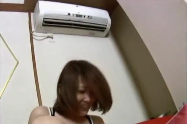 Time To Jerk Off: Asian cutie strokes her hairy pussy with a toy and...