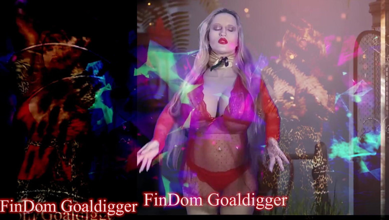 FinDom Goaldigger: Любовна залежність, слиз змішана з російською мовою