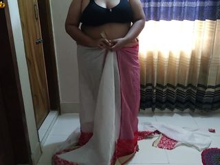 Aria Mia: Tamil seksi dul kadın sari giyerken bir adam tarafından sikiliyor -...