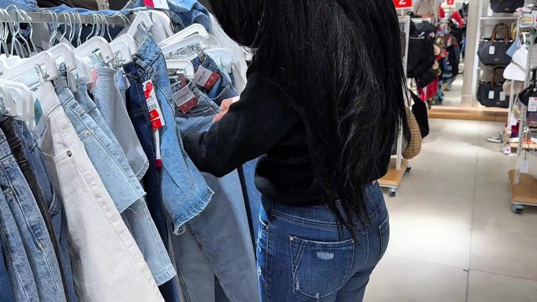 Sweetfantasy131: Seeing My Stepsister in a Fitting Room Trying on Clothes...