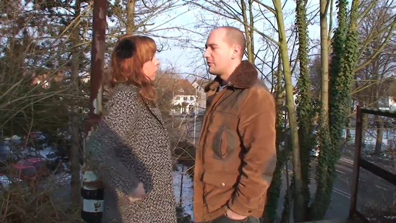 German amateur - 100% German hardcore videos: Stockinged brunette bitch jizzed in mouth while banging