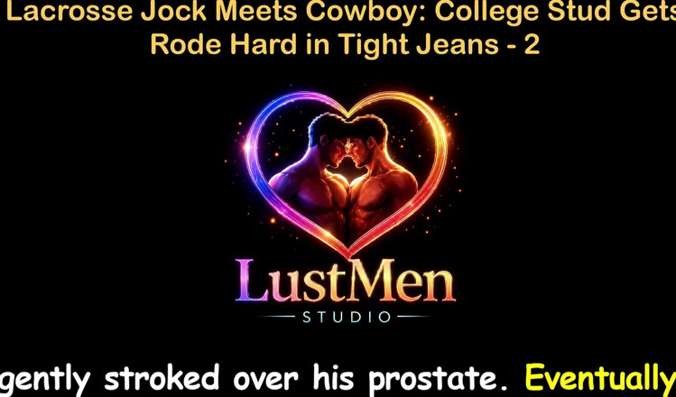 LustMen: English audio gay sex story - lacrosse jock meets cowboy: college...