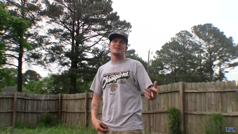 Straight naked thugs: Rough Straight Jock Lex Busts a Nutt Outdoors