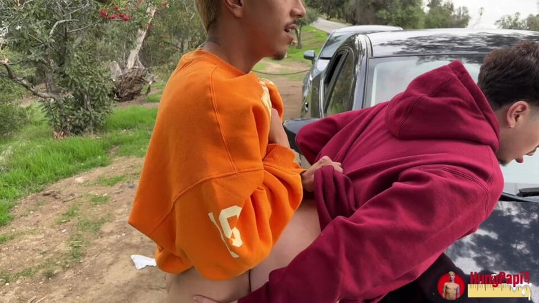 Hung Papi: Velký čůrák chovný Twink Hung Papi Nálož mrdky Hungpapi