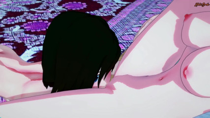 Hentai Smash: Ruby Rose și Weiss Schnee mănâncă pe rând pizda înainte de tribbing -...