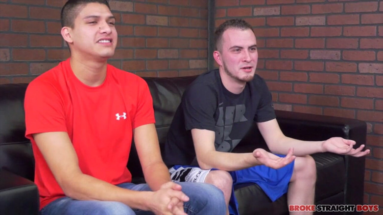 Broke Straight Boys: David hardy e Ricky evans porno gay