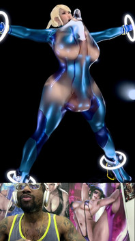 Samus Cums in Her Tight Skin Suit so Much, She Made Herself Into a Nice Warm Cummy Condom