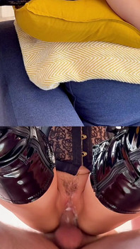 10 tum BBC barbacka djupt knull med cuck sloppy sekunder, knullar, massiv kuk, MILF, hotwife, svart, interracial, cuckold