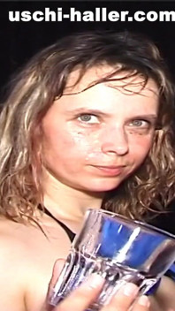 Drinking Cum From a Glass
