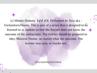Femdom JOI Mean Denial 02