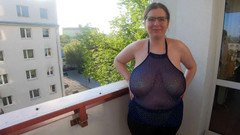 Lingerie Review: シースルーブラウスの試着 無修正