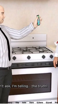 Laura Lustful Secret - Gameplay - Roleplay - Wife Teases Husband Friend on Phone by Video Call