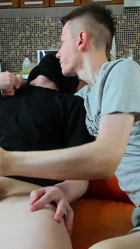I Like to Jerk My Buddy's Dick When He Is Visiting Me!