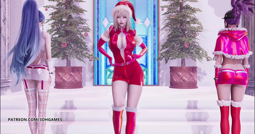 3D-Hentai Games: [MMD] Apa yang saya mahukan untuk Krismas ialah awak Ahri...