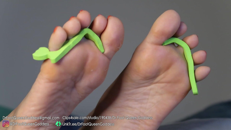 Dr. Foot Queen Goddess: Pedi ei pedicure (oranje) deel 5