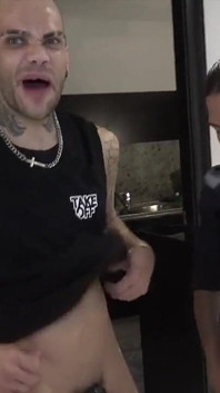 Fabien fucked in the morning by 2 boys