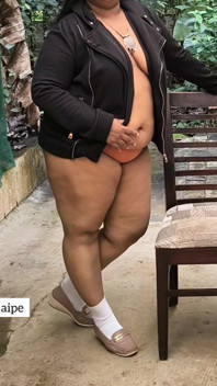 India Curvey Girl in Black Jacket Completely Strips for the Camera