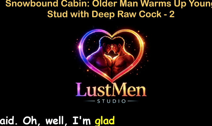 LustMen: English Audio Gay Sex Story - Snowbound Cabin: Older Man Warms...