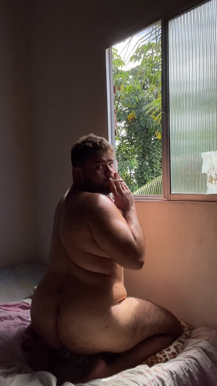 VEN1CIU: Gordo Gay Suado Rebolando Cu Peludo De Quatro, De Frente...
