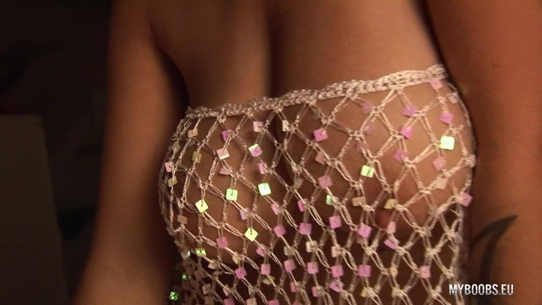 My Boobs: Busty babe Dominno romantic show