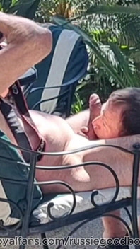 Stepdaddy Jay Taylor Gets Backyard Blowjob