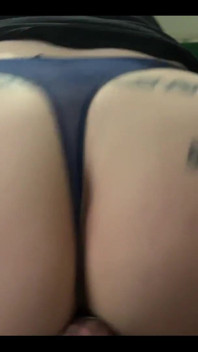 Teasing Rods locked cock with my ass