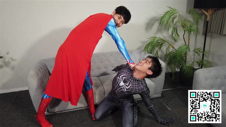 Mochi Boys: 超人X蜘蛛侠服装角色扮演