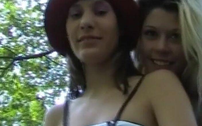 German amateur couples: Pretty Amateur German Teens Teasing Each Other's Cunts in the...