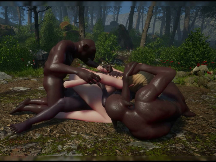 Game of Lust 3D: Gol 3D Busty Nun Banged by 3 Goblins DP and Deepthroath