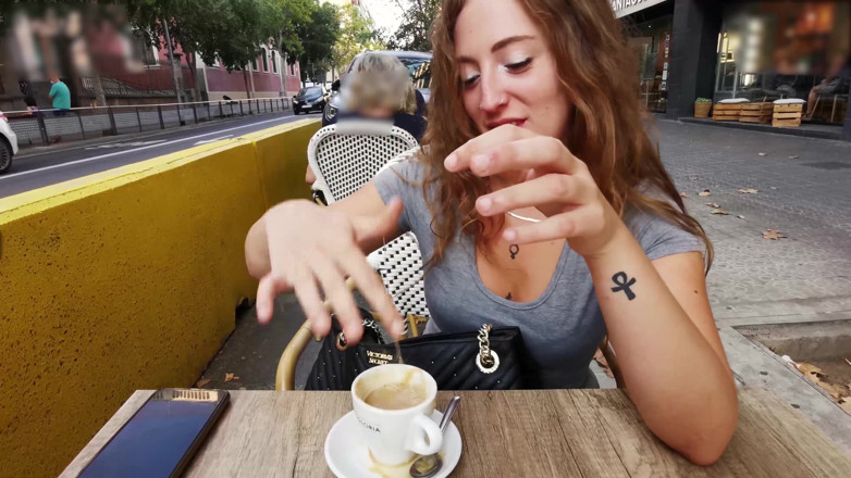 Dr Love: Enjoying a coffee with extra milk