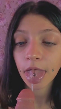 Sloppy Blowjob with Ahegao and Saliva Is What You Need Right Now!